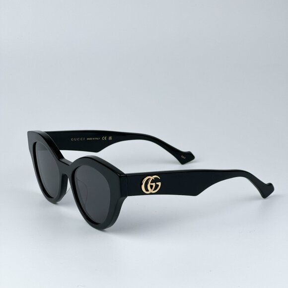 Gucci GG0957S 002 BRAND NEW Sunglasses Black Grey Unisex Oval main image 10